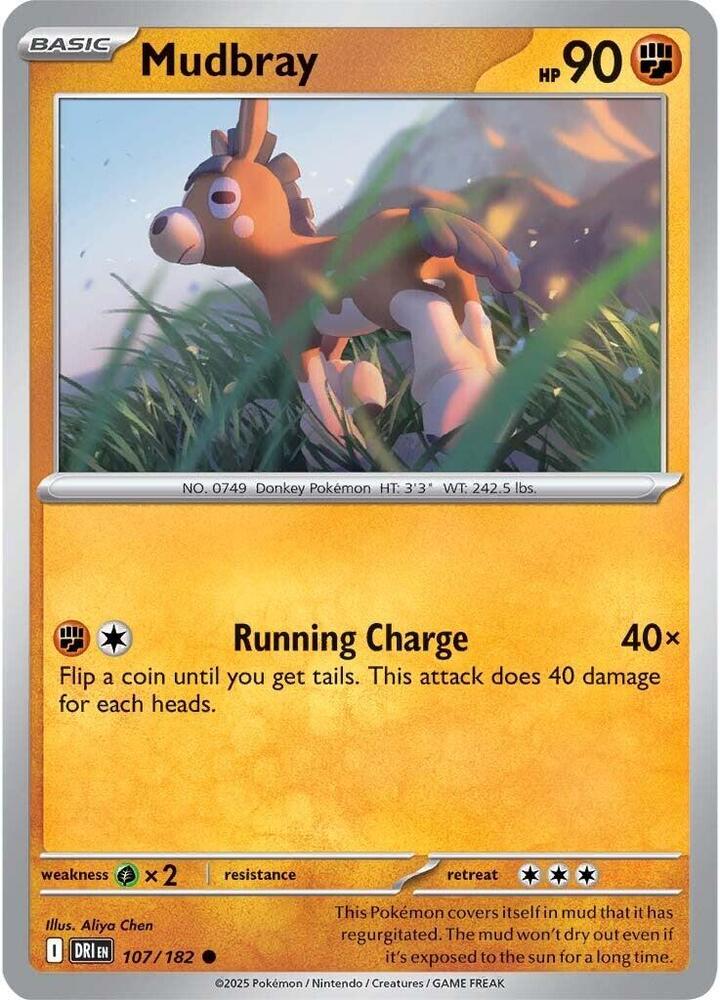 107/182 - Mudbray (Reverse Holo)