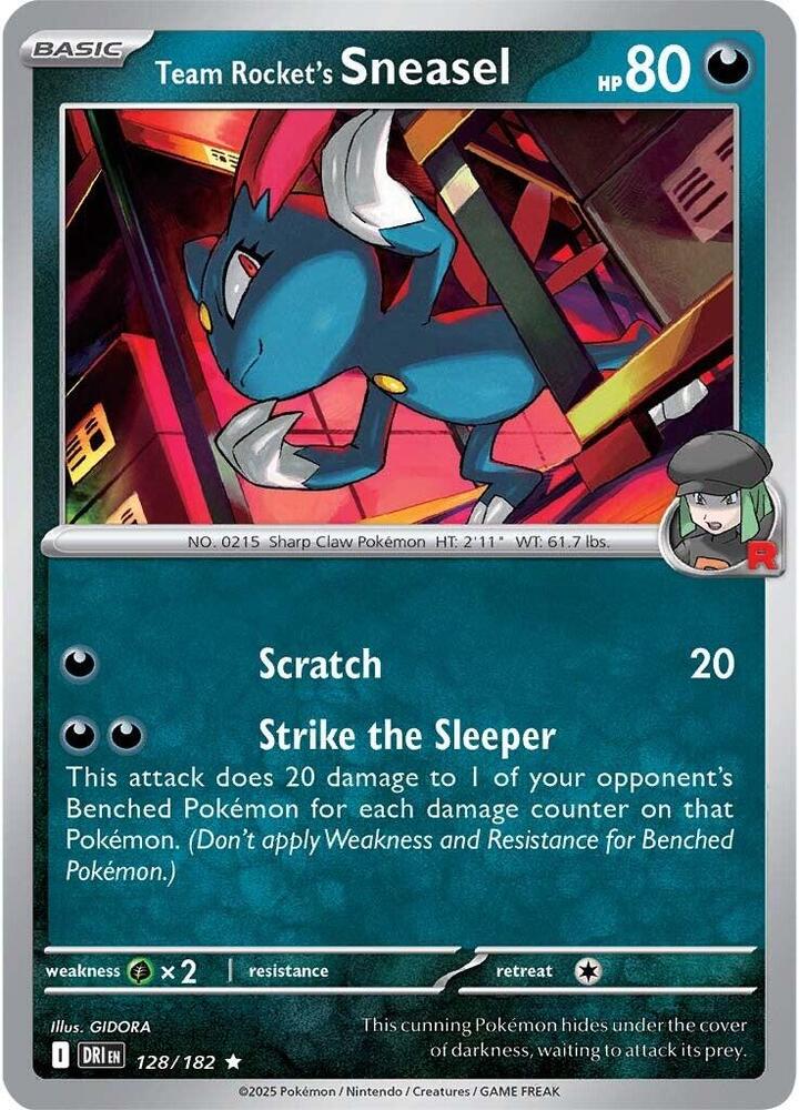 128/182 - Team Rocket's Sneasel