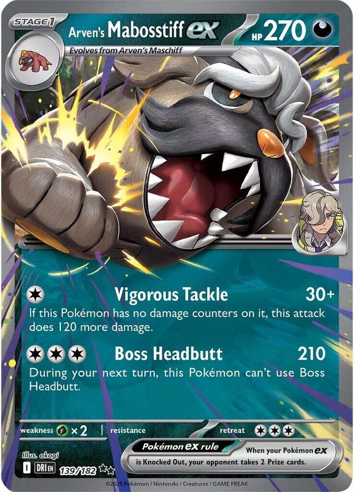 139/182 - Arven's Mabosstiff ex