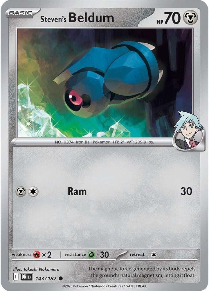 143/182 - Steven's Beldum (Reverse Holo)