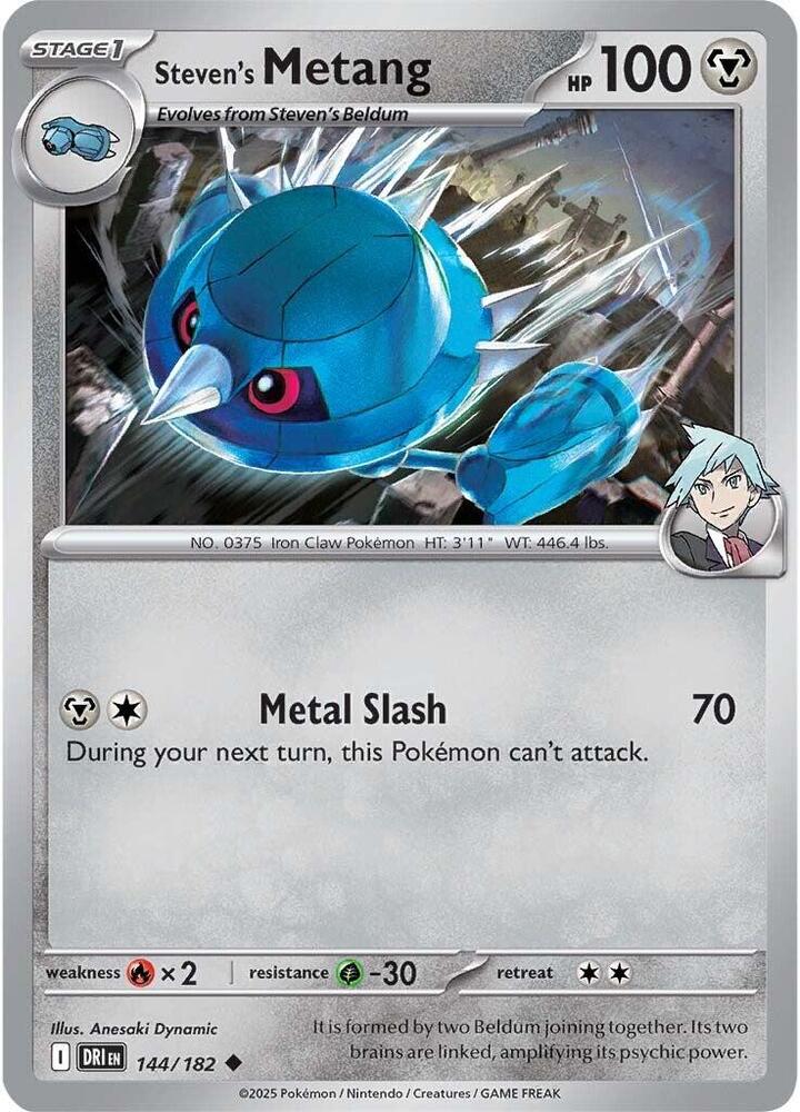 144/182 - Steven's Metang (Reverse Holo)