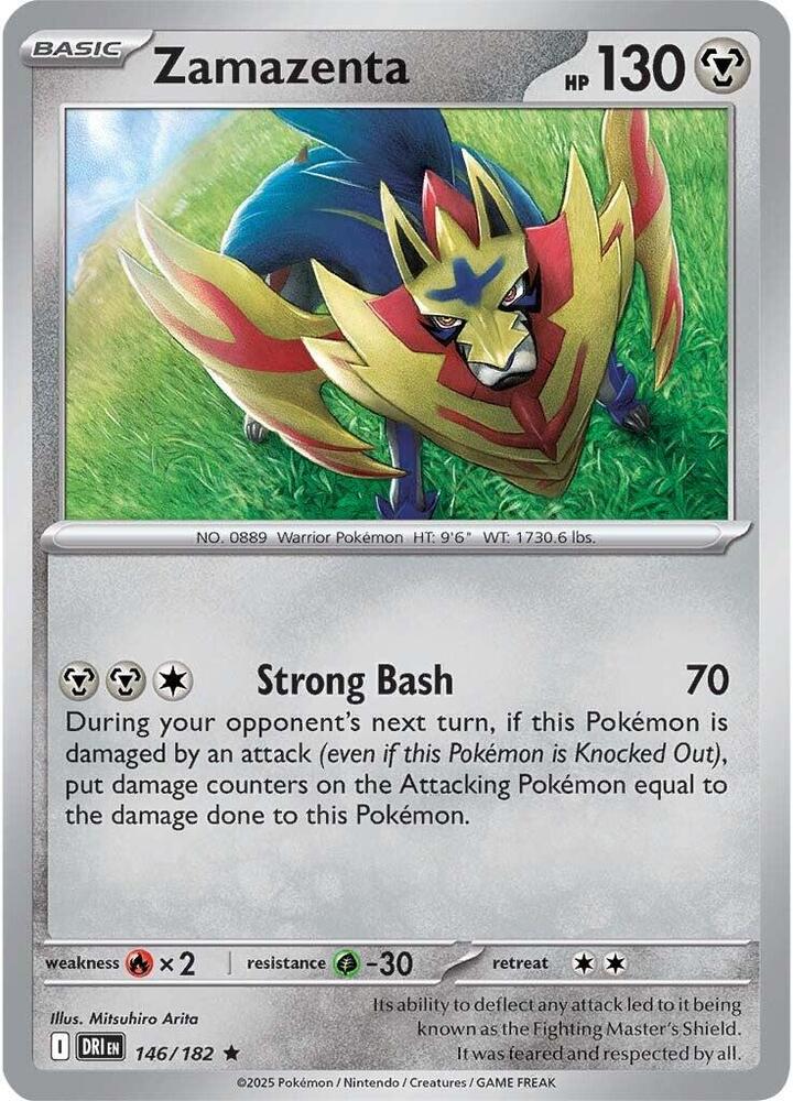 146/182 - Zamazenta (Reverse Holo)