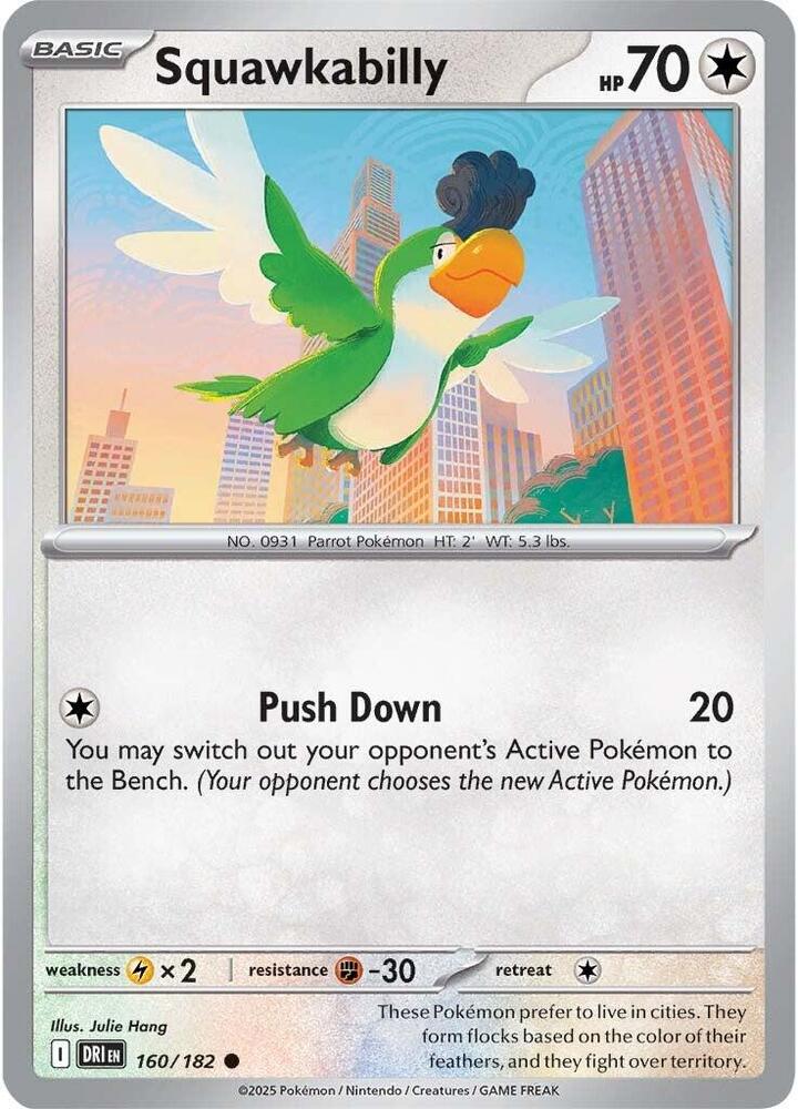 160/182 - Squawkabilly (Reverse Holo)