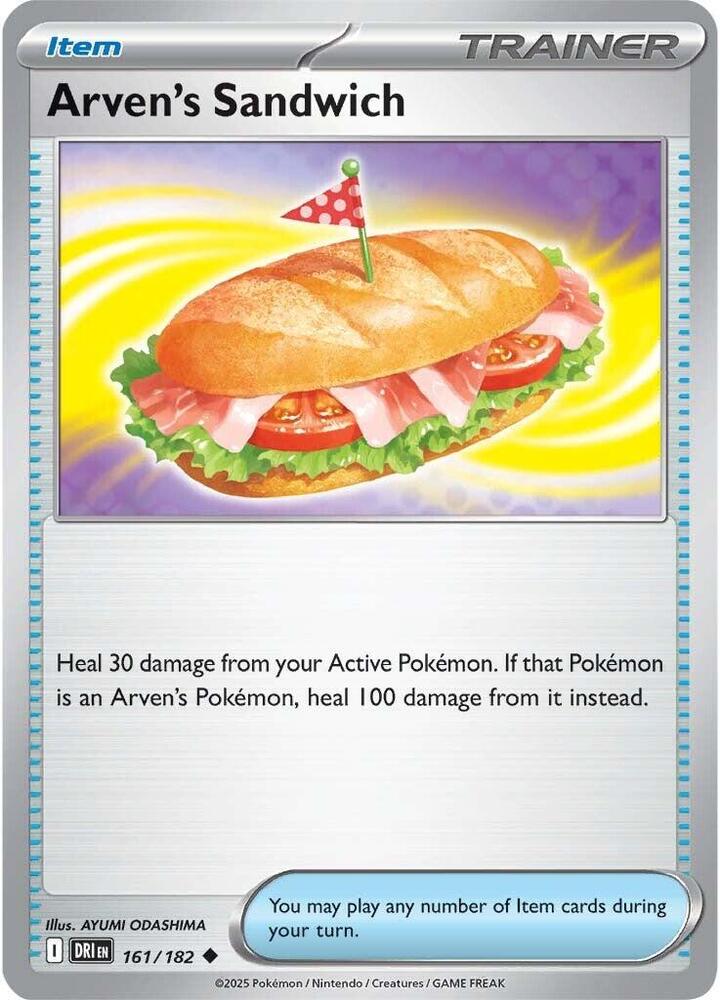 161/182 - Arven's Sandwich (Reverse Holo)