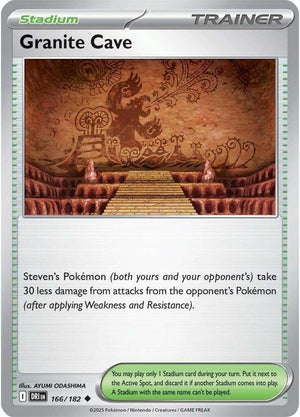 166/182 - Granite Cave (Reverse Holo)
