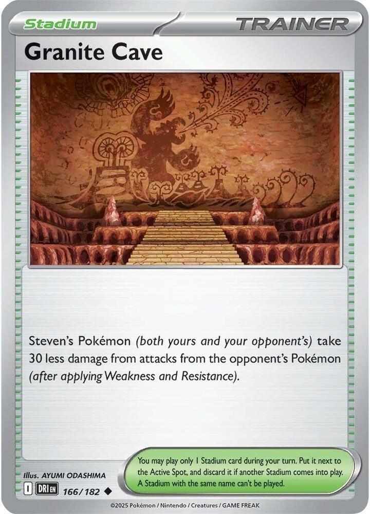 166/182 - Granite Cave (Reverse Holo)