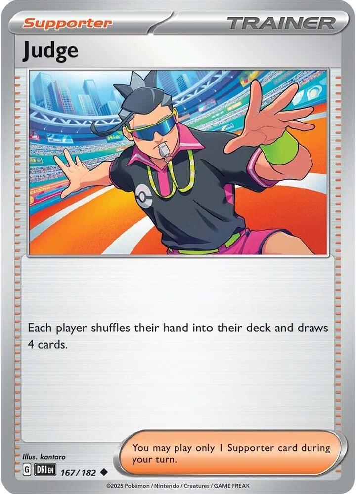 167/182 - Judge (Reverse Holo)