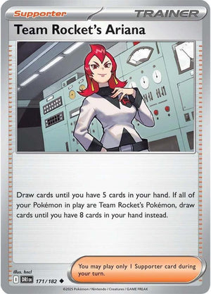 171/182 - Team Rocket's Ariana (Reverse Holo)