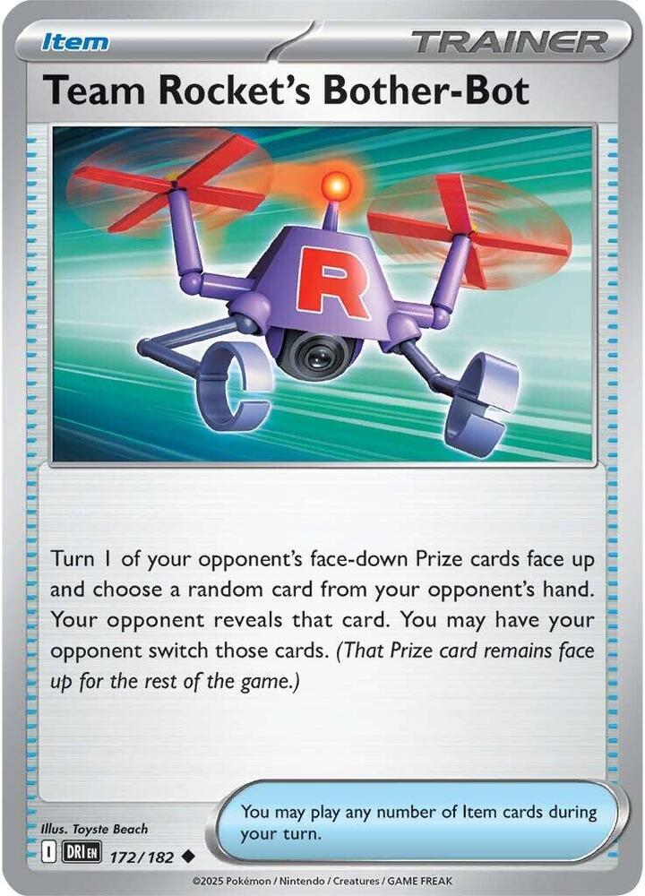 172/182 - Team Rocket's Bother-Bot (Reverse Holo)