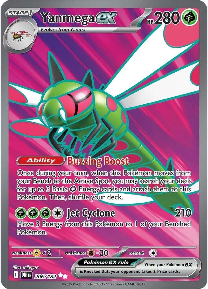 206/182 - Yanmega Ex
