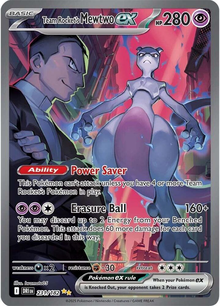 231/182 - Team Rocket's Mewtwo ex