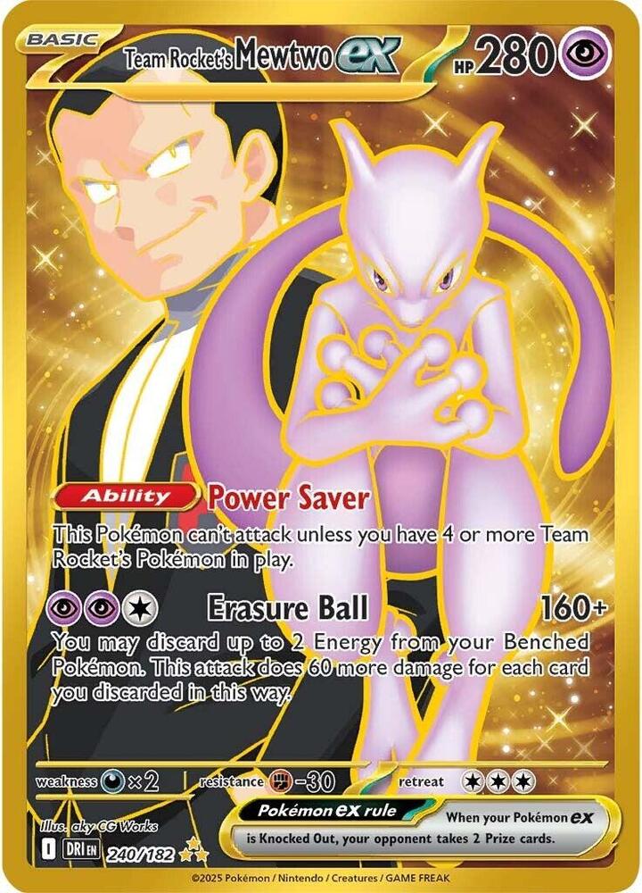 240/182 - Team Rocket's Mewtwo ex