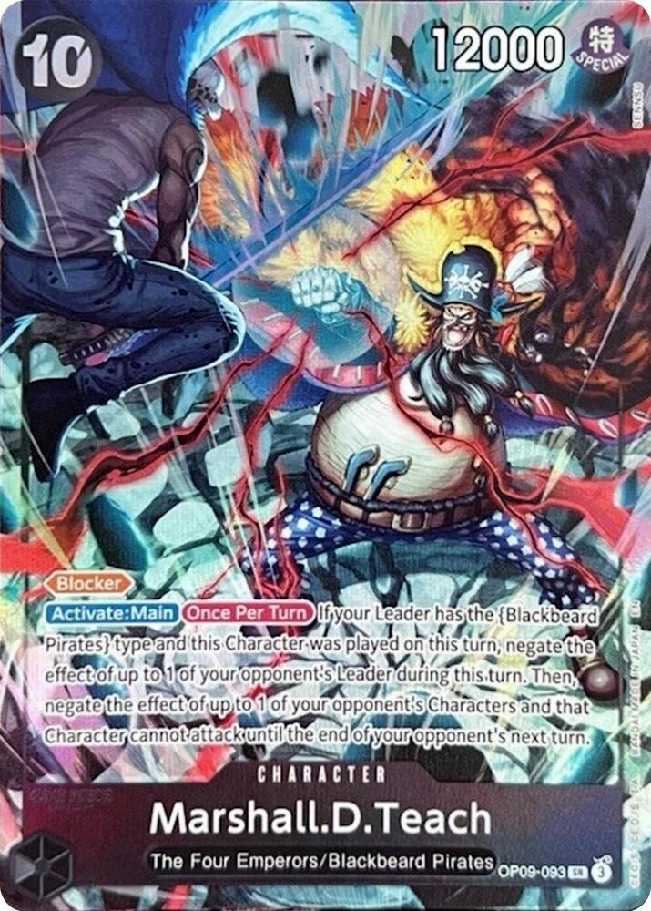 [Single] OP09-093 Marshall.D.Teach (English Version 2nd Anniversary Set)