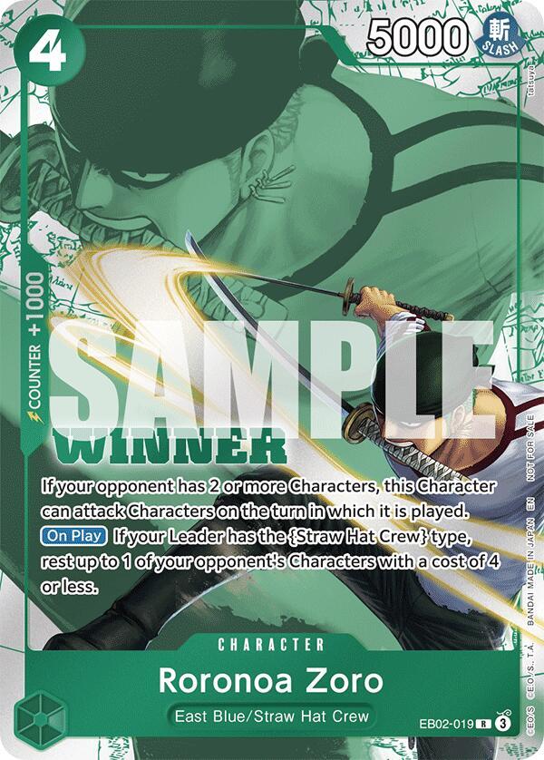[Single] EB02-019 Roronoa Zoro Winner