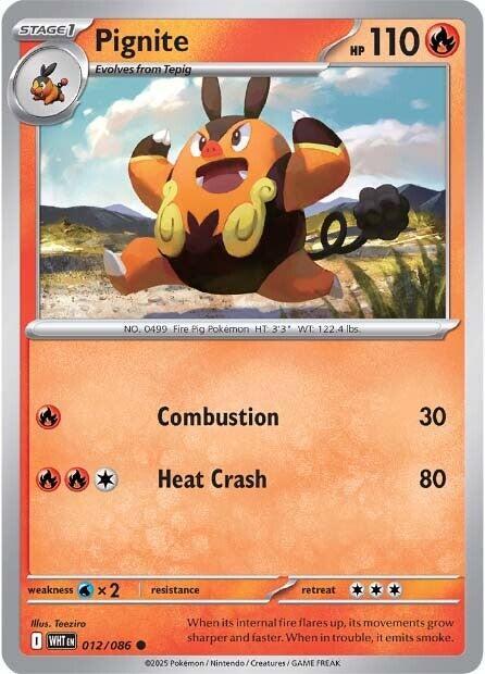 012/086 - Pignite (Reverse Holo)