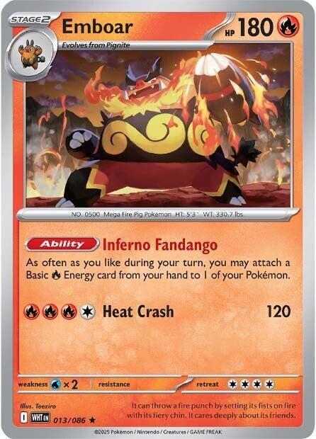 013/086 - Emboar (Poke Ball Pattern)