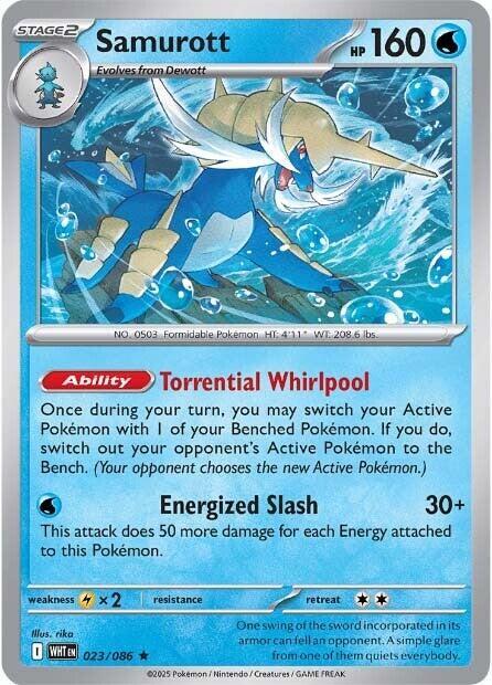 023/086 - Samurott (Holo)