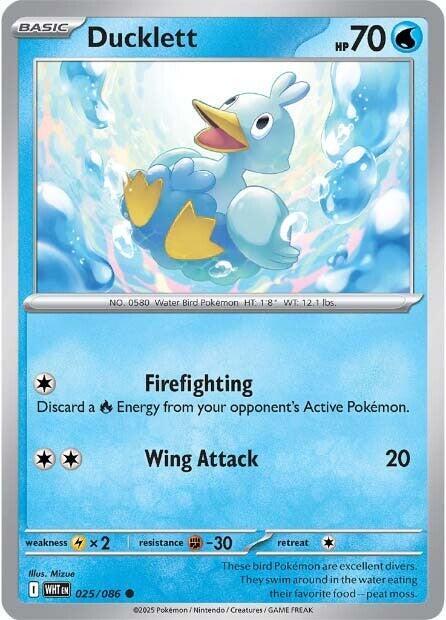 025/086 - Ducklett (Reverse Holo)