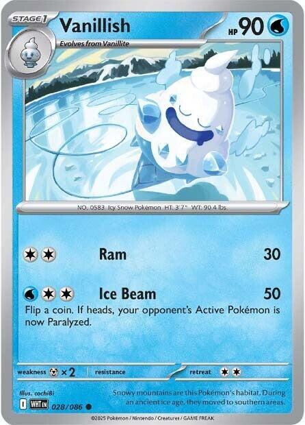 028/086 - Vanillish (Reverse Holo)