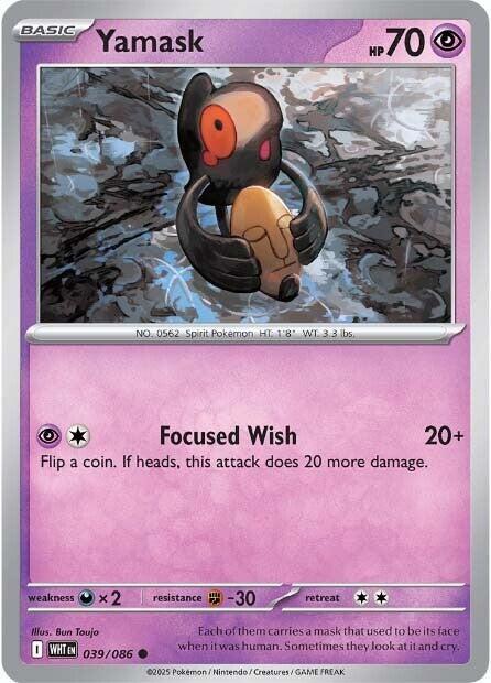 039/086 - Yamask (Reverse Holo)