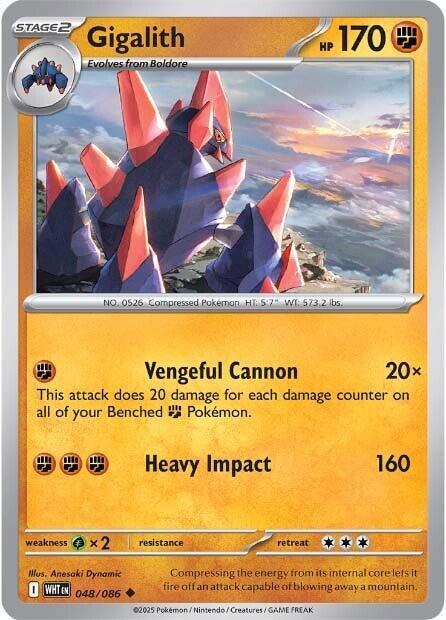 048/086 - Gigalith (Reverse Holo)