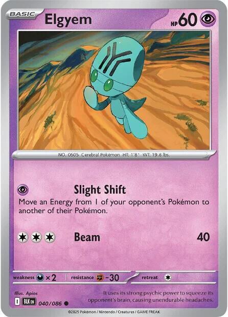 040/086 - Elgyem (Reverse Holo)