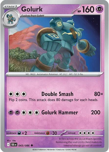 043/086 - Golurk (Poke Ball Pattern)