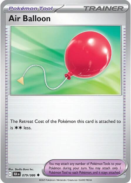 079/086 - Air Balloon (Reverse Holo)