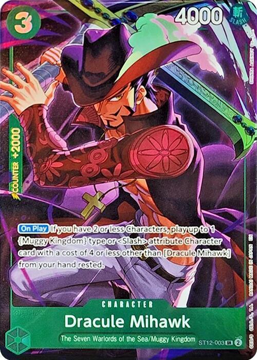 [Single] ST12-003 Dracule Mihawk (Illustration Box)