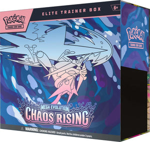 Mega Evolution Chaos Rising - Elite Trainer Box - Ingles - 9 sobres