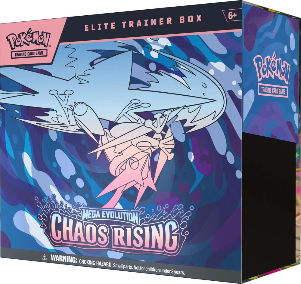 Mega Evolution Chaos Rising - Elite Trainer Box - Ingles - 9 sobres