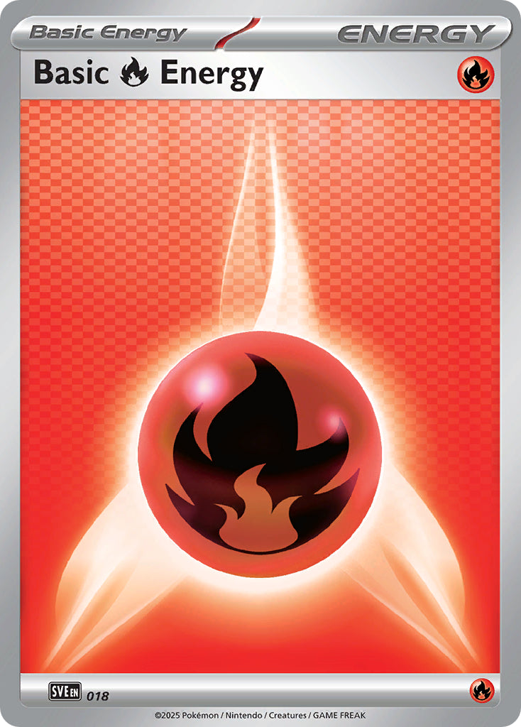 SVE018 - Basic Fire Energy (Holo)