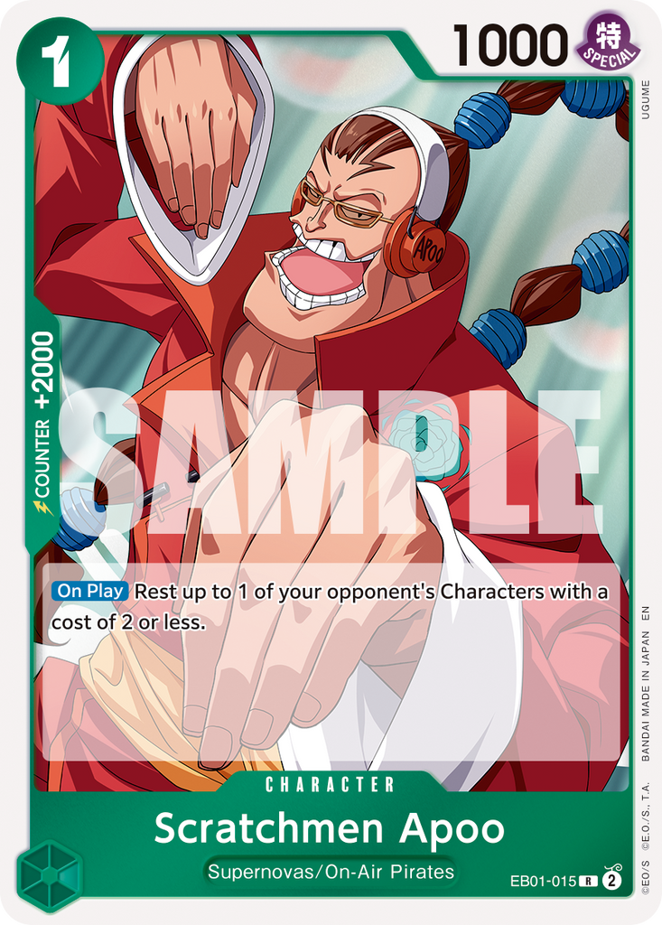 [Single] EB01-015 Scratchmen Apoo FOIL (PRB02)