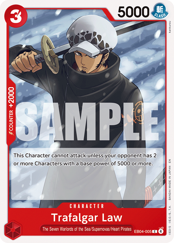Pre[Single] EB04-005 Trafalgar Law (OP15)