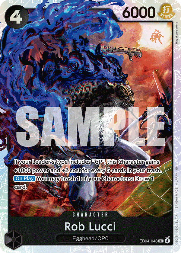 Pre[Single] EB04-048 Rob Lucci (OP15)