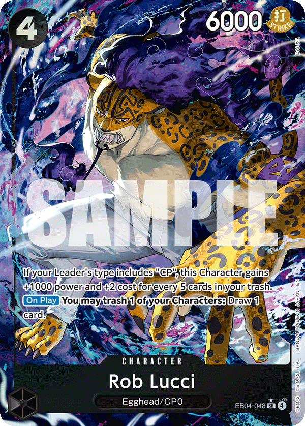 Pre[Single] EB04-048 Rob Lucci AA (OP15)