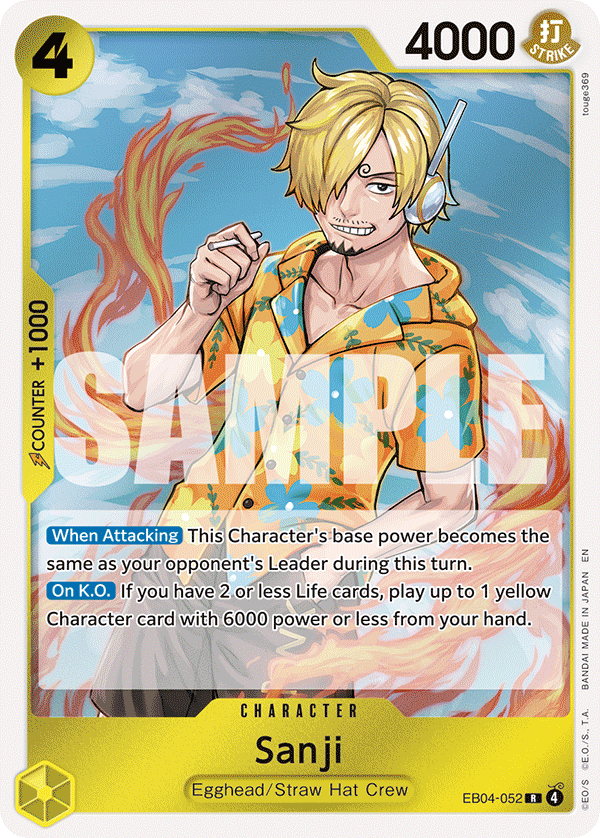 Pre[Single] EB04-052 Sanji (OP15)