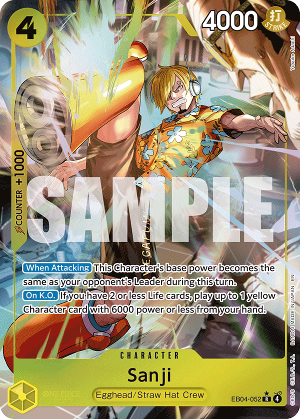 Pre[Single] EB04-052 Sanji AA (OP15)