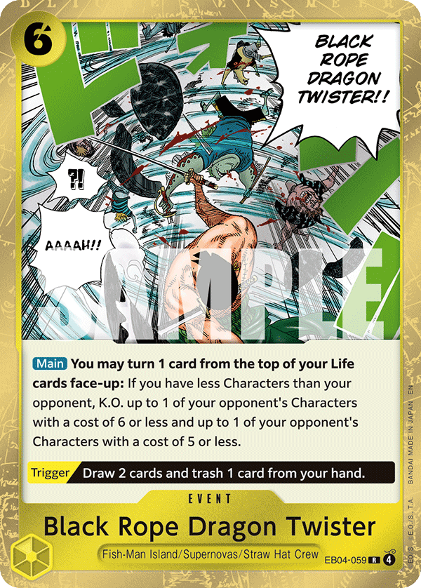 Pre[Single] EB04-059 Black Rope Dragon Twister (OP15)