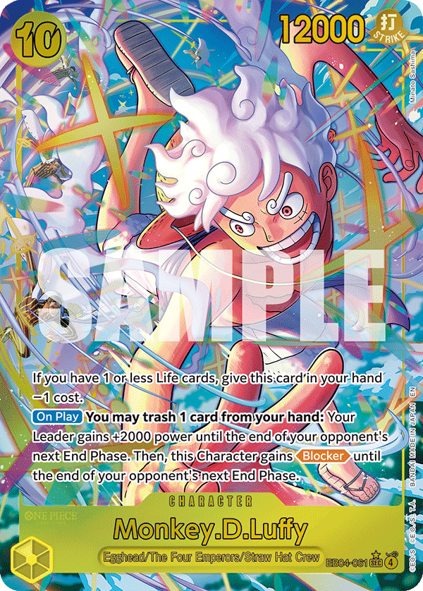Pre[Single] EB04-061 Monkey.D.Luffy AA (OP15)