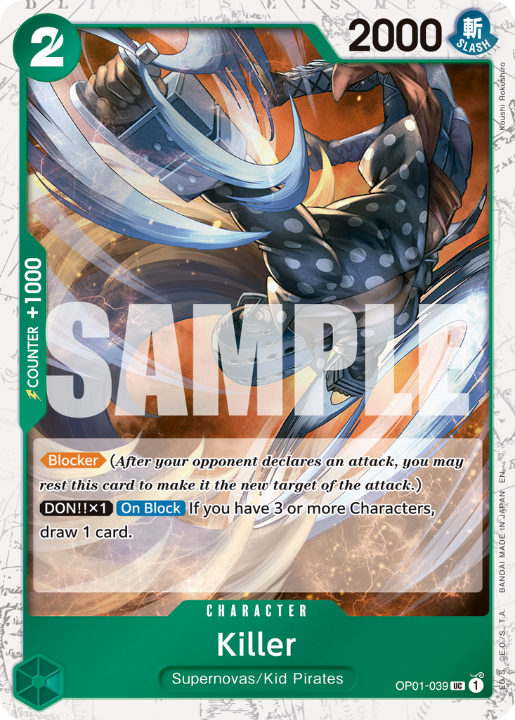 [Single] OP01-039 Killer FOIL (PRB02)