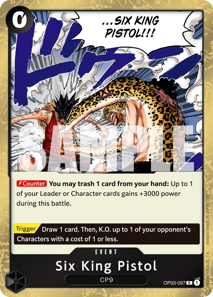 [Single] OP03-97 Six King Pistol (PRB02)