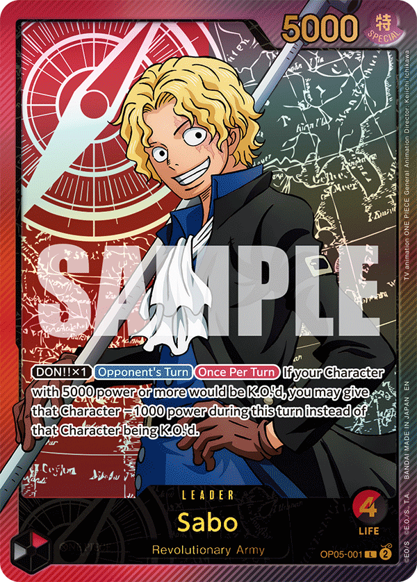 [Single] OP05-001 Sabo (EB02)