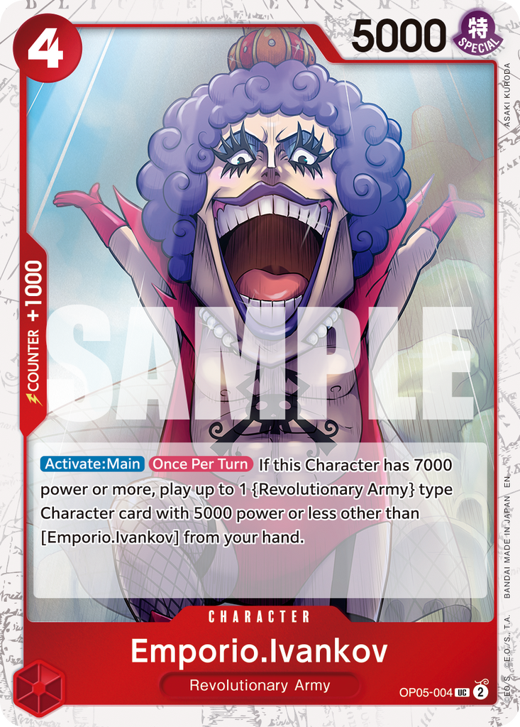 [Single] OP05-004 Emporio. Ivankov FOIL (PRB02)