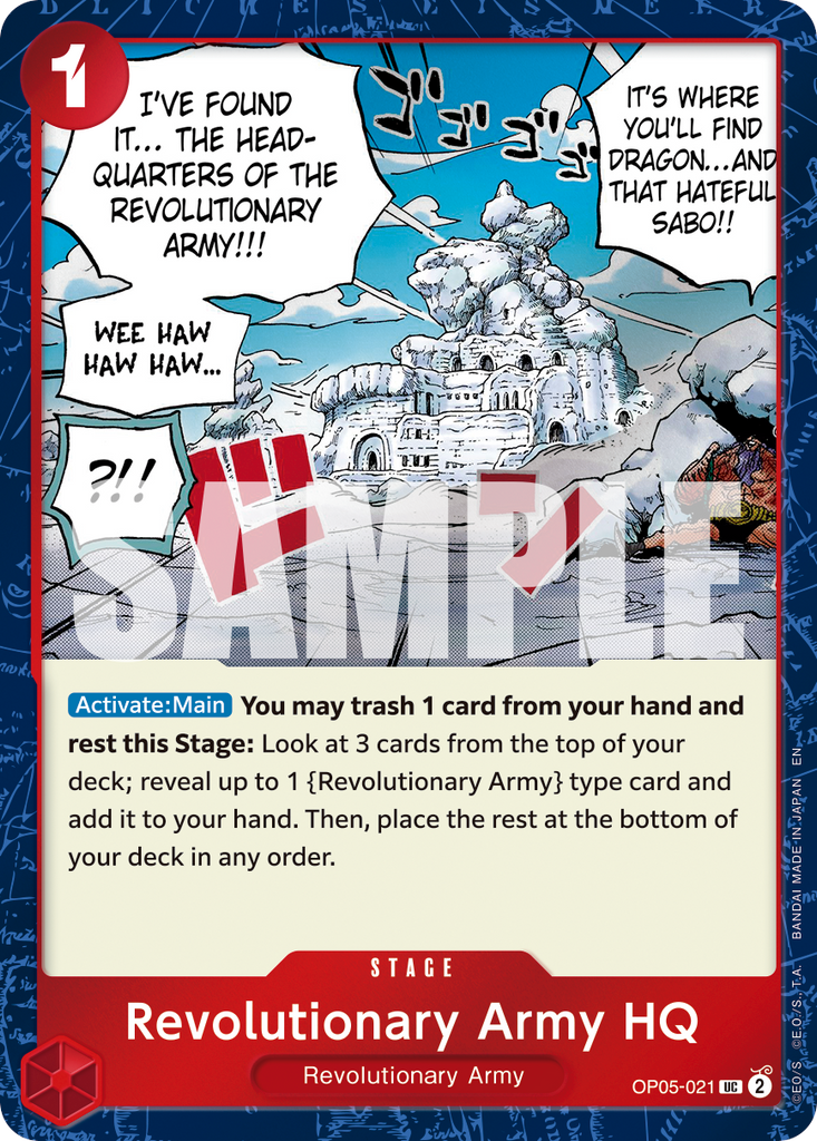 [Single] OP05-021Revolutionary Army HQ FOIL (PRB02)