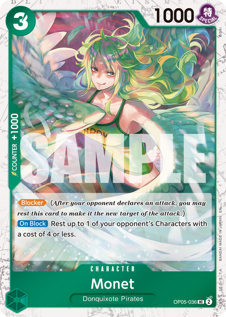 [Single] OP05-036 Monet FOIL (PRB02)