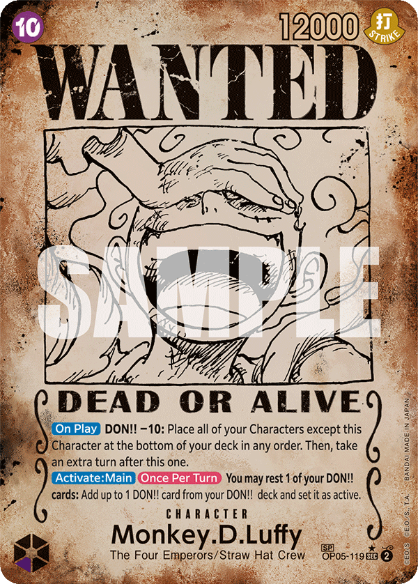 [Single]  OP05-119 Monkey.D.Luffy