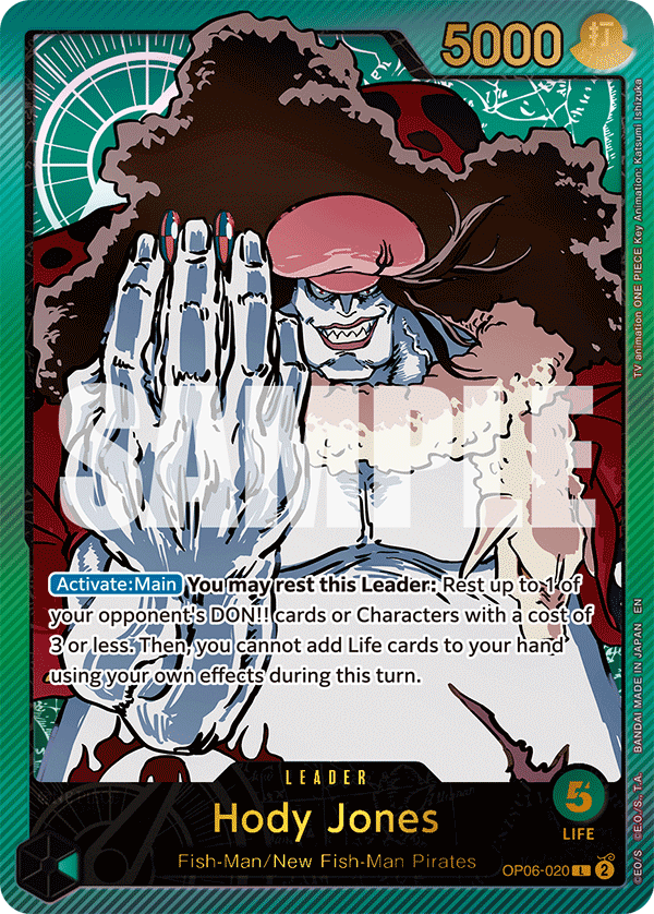 [Single] OP06-020 Hody Jones (EB02)