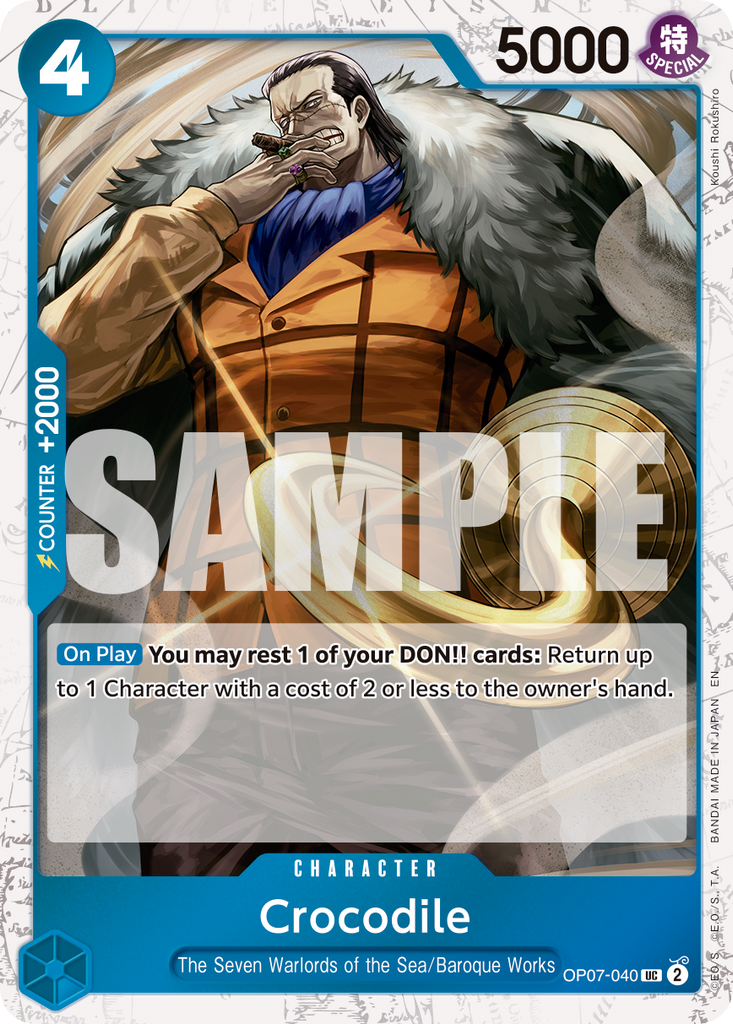 [Single] OP07-040 Crocodile FOIL (PRB02)