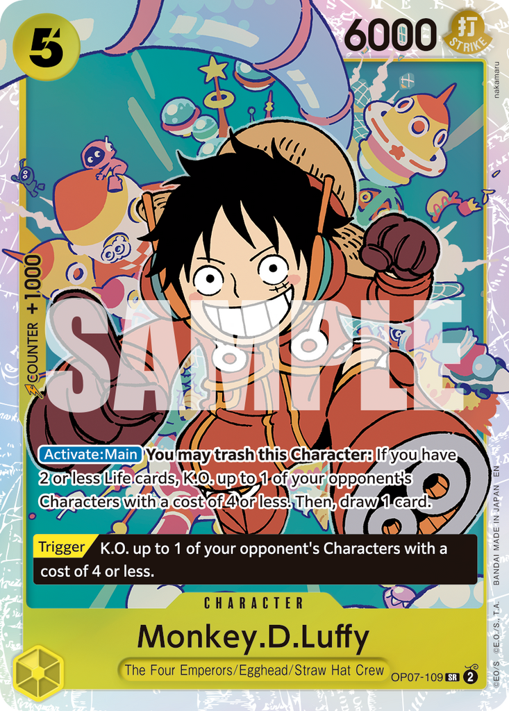 [Single] OP07-109 Monkey.D.Luffy(PRB02)